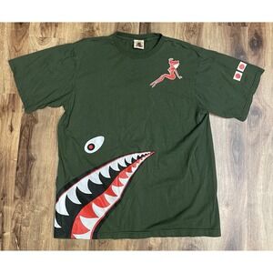 Max Boxxer Flying Tigers Double Sided T-Shirt Men's Size XL, Army Green